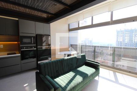 Sala/Cozinha de kitnet/studio para alugar com 1 quarto, 43m² em Moema, São Paulo