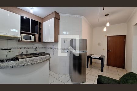 Sala de apartamento para alugar com 1 quarto, 39m² em Boqueirão, Praia Grande