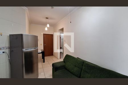 Sala de apartamento para alugar com 1 quarto, 39m² em Boqueirão, Praia Grande