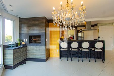 Área gourmet de apartamento à venda com 4 quartos, 193m² em Centro, Canoas