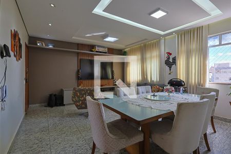 Sala de apartamento à venda com 3 quartos, 96m² em Nova Granada, Belo Horizonte