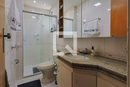 Banheiro da Suíte de apartamento à venda com 3 quartos, 96m² em Nova Granada, Belo Horizonte