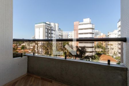 Varanda da Sala de apartamento para alugar com 3 quartos, 165m² em Brooklin, São Paulo