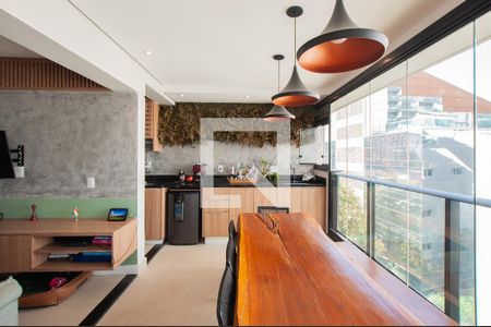 Varanda da Sala de apartamento à venda com 2 quartos, 78m² em Pinheiros, São Paulo