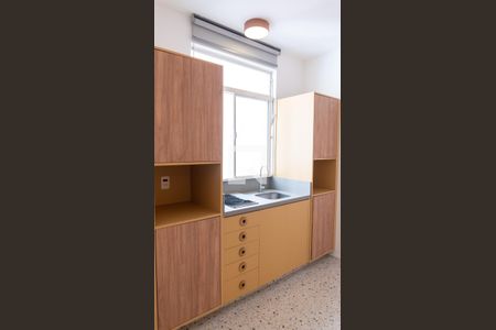 Sala/Cozinha de apartamento para alugar com 1 quarto, 48m² em Vila Buarque, São Paulo