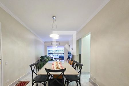 Sala de apartamento para alugar com 4 quartos, 100m² em Pitangueiras, Guarujá