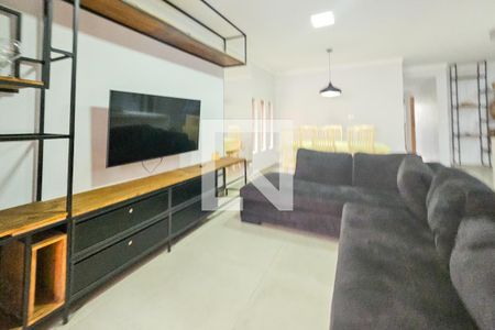 Sala de apartamento para alugar com 4 quartos, 270m² em Loteamento João Batista Julião, Guarujá