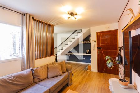 Sala de apartamento à venda com 2 quartos, 123m² em Jardim Santo Alberto, Santo André