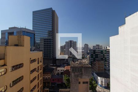 Varanda - Vista  de apartamento para alugar com 1 quarto, 30m² em Liberdade, São Paulo