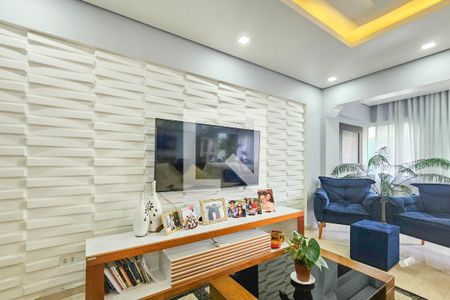 Sala de apartamento para alugar com 3 quartos, 140m² em Vila Alzira, Guarujá