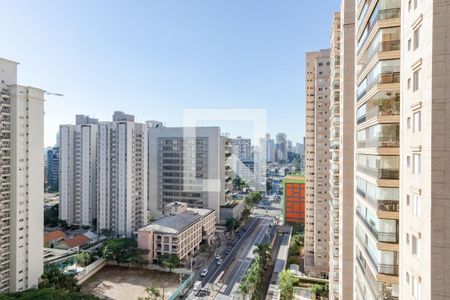 Vista da Varanda de apartamento para alugar com 1 quarto, 28m² em Brooklin, São Paulo