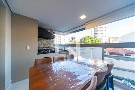 Varanda da Sala de apartamento à venda com 2 quartos, 68m² em Vila Gilda, Santo André