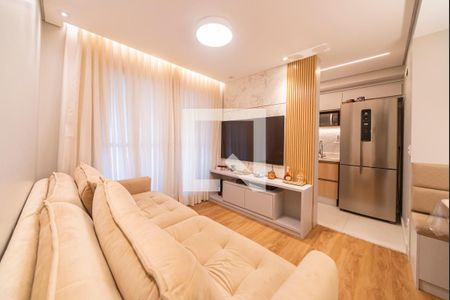 Sala de apartamento para alugar com 2 quartos, 68m² em Vila Gilda, Santo André