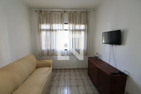 Sala de apartamento para alugar com 2 quartos, 57m² em Balneario Cidade Atlantica, Guarujá