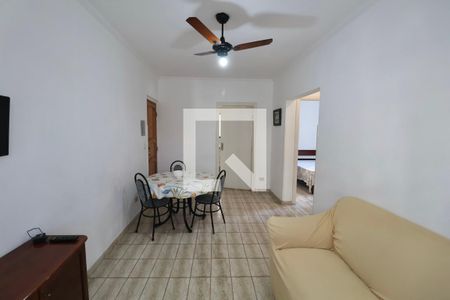 Sala de apartamento para alugar com 2 quartos, 57m² em Balneario Cidade Atlantica, Guarujá