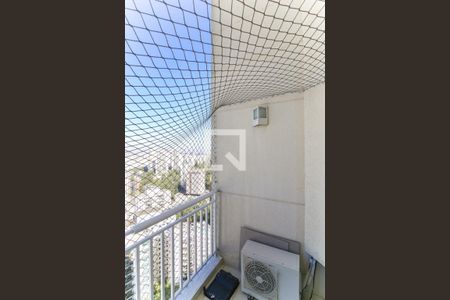 Varanda da Sala de apartamento para alugar com 1 quarto, 48m² em Vila Andrade, São Paulo