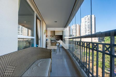 Sacada gourmet de apartamento à venda com 3 quartos, 138m² em Vila Parque Jabaquara, São Paulo