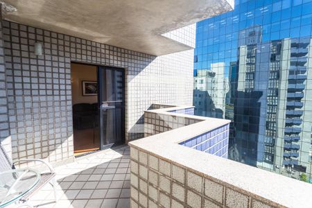 Varanda da Sala de kitnet/studio para alugar com 1 quarto, 42m² em Funcionários, Belo Horizonte