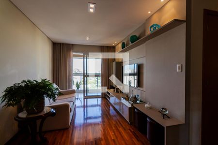 Sala  de apartamento à venda com 3 quartos, 106m² em Jardim, Santo André