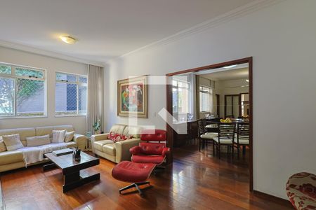 Sala de apartamento à venda com 4 quartos, 135m² em Gutierrez, Belo Horizonte