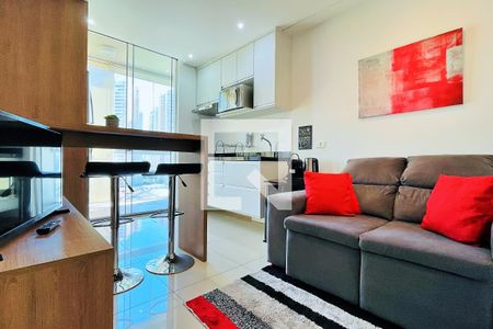 Sala de apartamento para alugar com 1 quarto, 38m² em Vila Augusta, Guarulhos