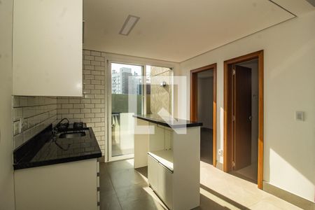 Cozinha de apartamento para alugar com 1 quarto, 73m² em Menino Deus, Porto Alegre