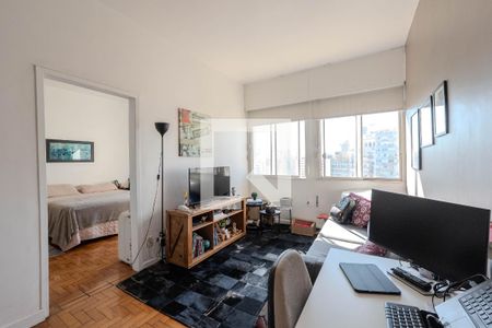 Sala de apartamento à venda com 1 quarto, 32m² em Consolação, São Paulo