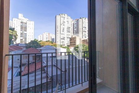 Vista da Varanda de kitnet/studio para alugar com 1 quarto, 21m² em Perdizes, São Paulo