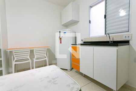 Cozinha de kitnet/studio para alugar com 1 quarto, 14m² em Tatuapé, São Paulo