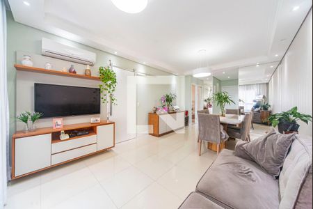 Sala de apartamento à venda com 2 quartos, 91m² em Vila America, Santo André