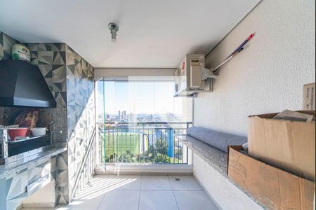 Varanda Gourmet de apartamento à venda com 2 quartos, 91m² em Vila America, Santo André