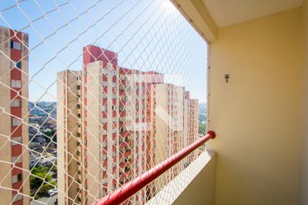 Varanda da sala de apartamento para alugar com 2 quartos, 55m² em Jardim do Estádio, Santo André