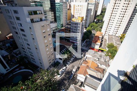 Vista da Varanda da Sala de apartamento à venda com 1 quarto, 82m² em Jardim Paulista, São Paulo