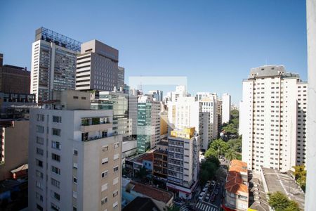 Vista da Varanda da Sala de apartamento à venda com 1 quarto, 82m² em Jardim Paulista, São Paulo