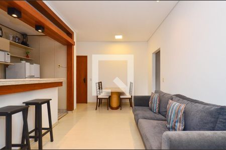 Sala de estar de apartamento para alugar com 1 quarto, 44m² em Savassi, Belo Horizonte