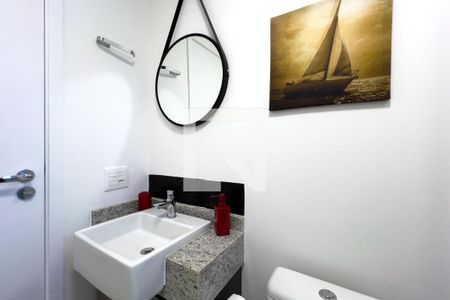 Banheiro de kitnet/studio à venda com 1 quarto, 24m² em Vila Mariana, São Paulo
