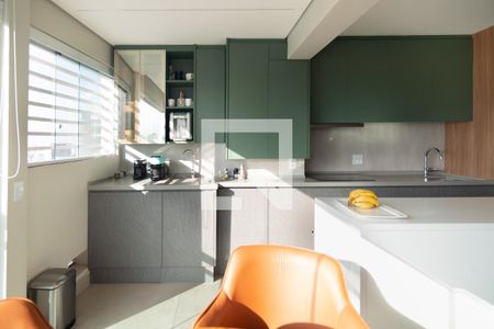 Sala / Cozinha de apartamento à venda com 2 quartos, 95m² em Centro, São Paulo