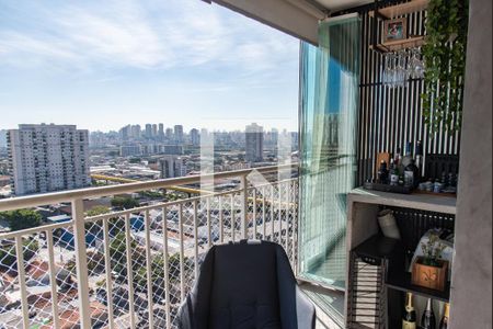 Varanda da sala de apartamento para alugar com 1 quarto, 49m² em Ipiranga, São Paulo