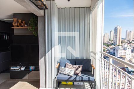 Varanda da sala de apartamento à venda com 1 quarto, 49m² em Ipiranga, São Paulo