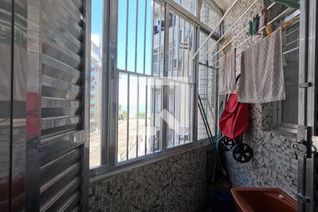 Varanda/Área de Serviço de apartamento para alugar com 1 quarto, 50m² em Gonzaga, Santos