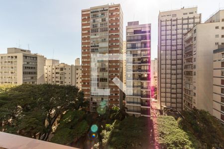 Varanda - Vista de apartamento à venda com 4 quartos, 220m² em Higienópolis, São Paulo