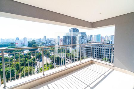 Sacada da Sala de apartamento para alugar com 2 quartos, 65m² em Indianópolis, São Paulo