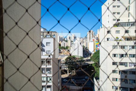 Vista da Sala/Quarto de kitnet/studio à venda com 1 quarto, 31m² em Bela Vista, São Paulo