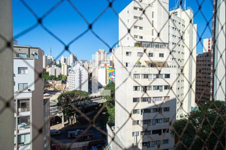 Vista da Sala/Quarto de kitnet/studio para alugar com 1 quarto, 31m² em Bela Vista, São Paulo