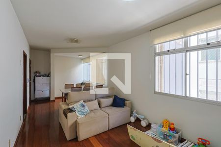Sala de apartamento à venda com 3 quartos, 118m² em Santo Antônio, Belo Horizonte