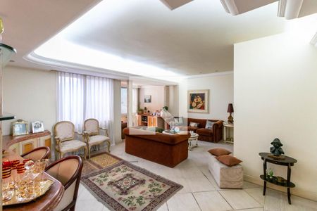 Sala de apartamento à venda com 4 quartos, 145m² em Santo Antônio, Belo Horizonte