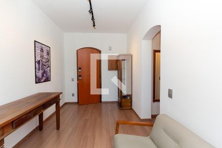 Sala de apartamento à venda com 1 quarto, 50m² em Moema, São Paulo