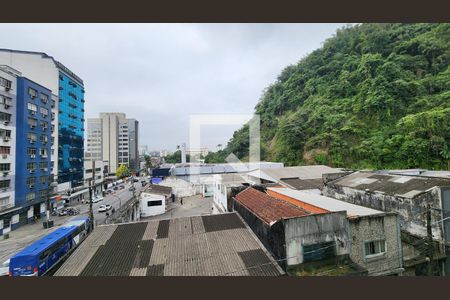 Vista de kitnet/studio para alugar com 1 quarto, 18m² em Centro, Santos