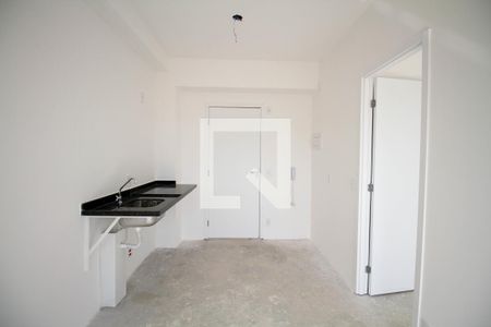 Sala/Cozinha de kitnet/studio à venda com 1 quarto, 28m² em Pinheiros, São Paulo