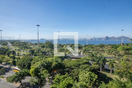 Sala vista da janela de apartamento para alugar com 3 quartos, 319m² em Flamengo, Rio de Janeiro